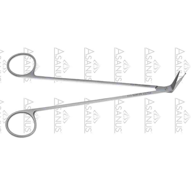 Зажими гемостатичні Halstead Mosquito, делікатні, вигнуті, зубчаті щелепи, зубці 2 х 1, загальна довжина 125 мм. Бренд - Asanus Medizintechnik Gmb, Німеччина